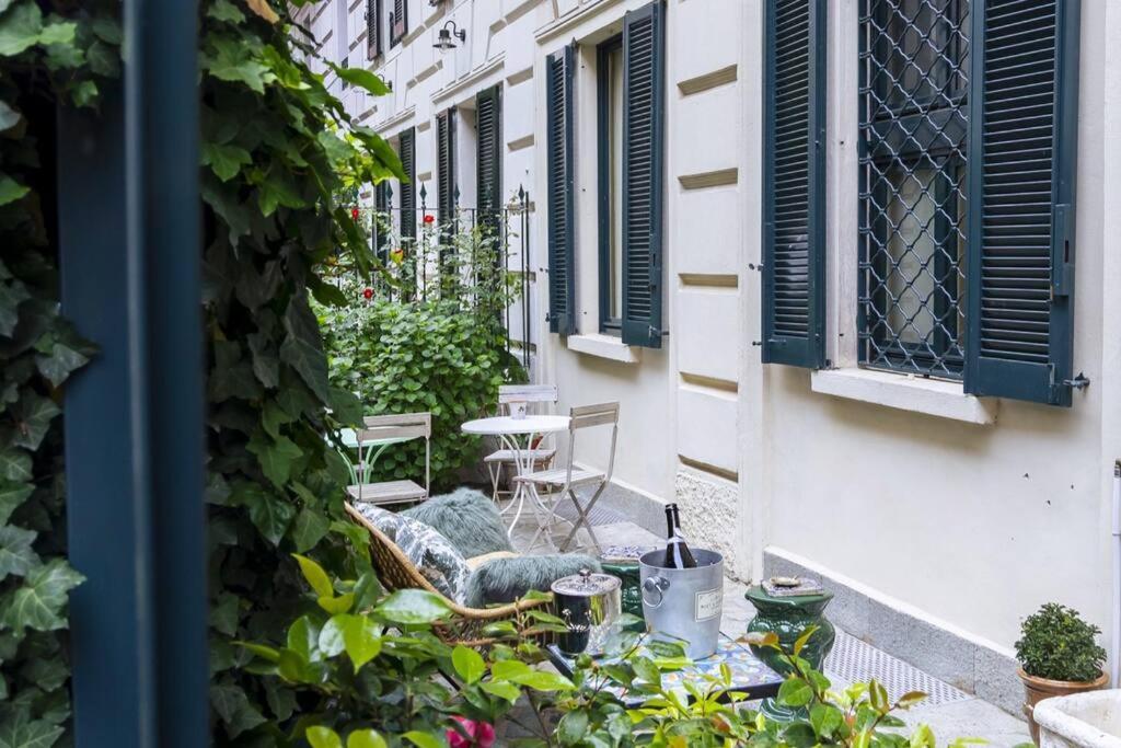 Luxury Bohemian Suite With Private Garden In Mailand Exterior foto