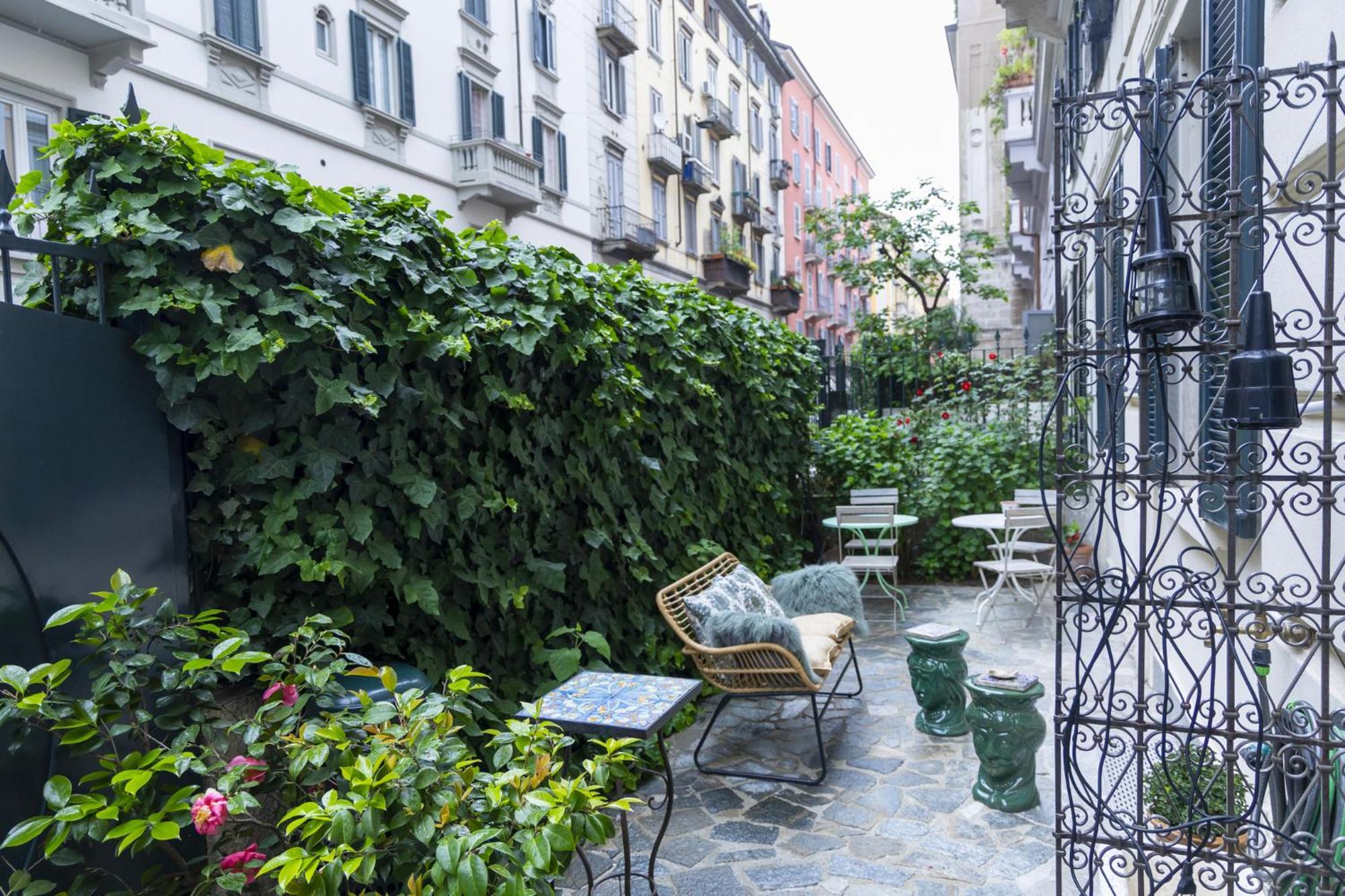 Luxury Bohemian Suite With Private Garden In Mailand Exterior foto