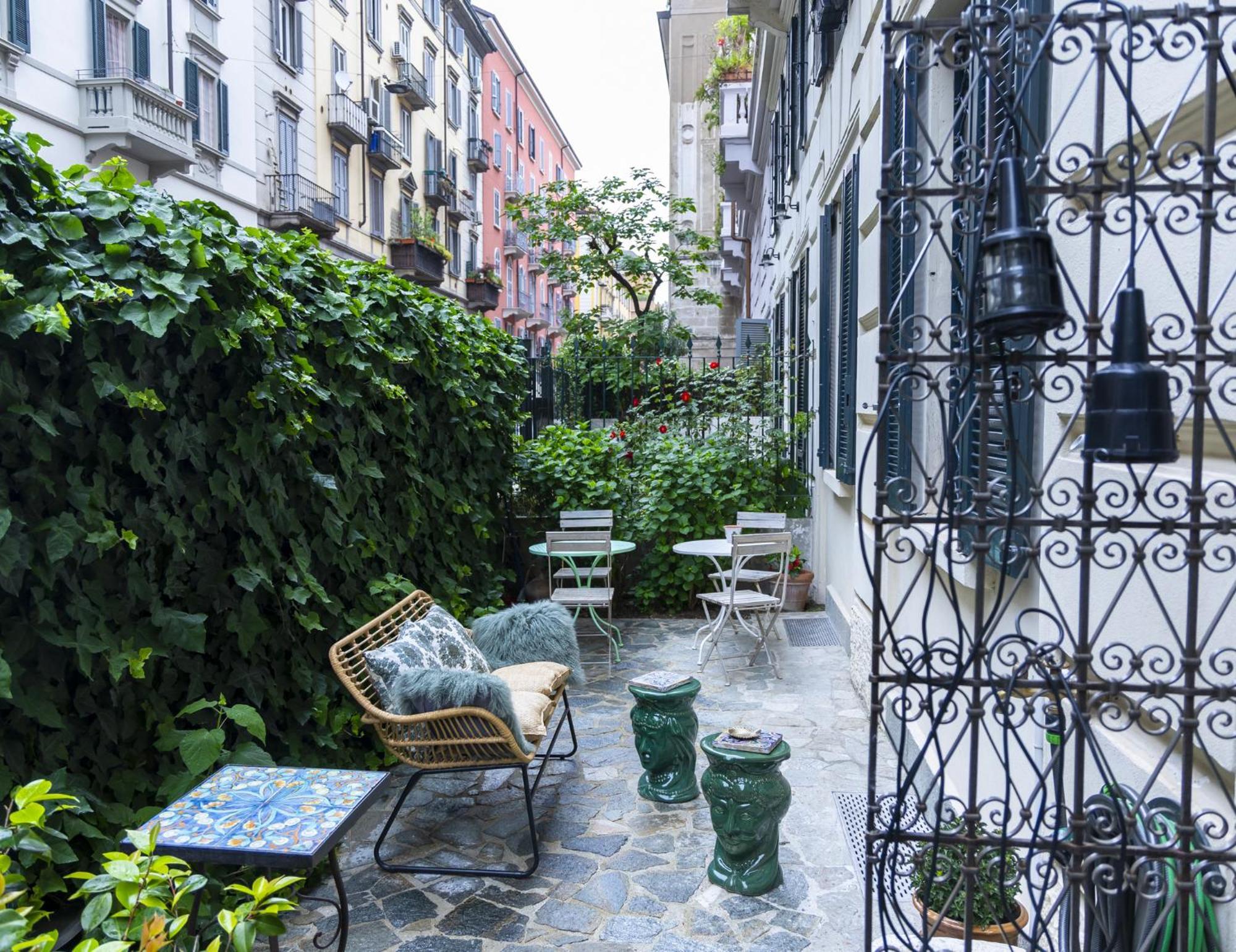 Luxury Bohemian Suite With Private Garden In Mailand Exterior foto
